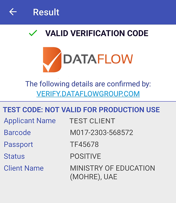 Check a Report - DataFlow Group